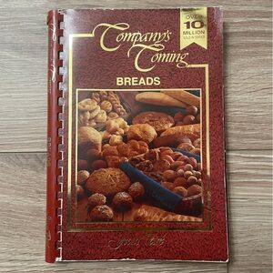 (4/$20) Company’s Coming Breads Cookbook Jean Paré